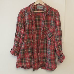 VINTAGE plaid shirt